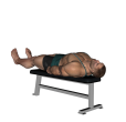 Leg Raise - Flat Bench Lying